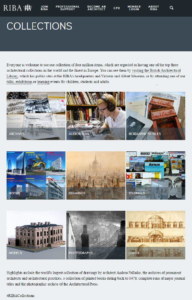 RIBA collections website