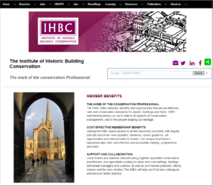 IHBC Members Benefits page