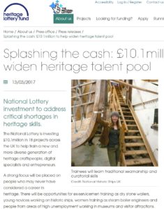 HLF skills website page