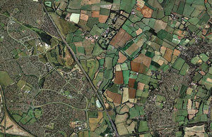 Aerial view under UK gov open licence agreement 140417