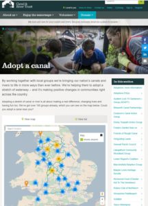 Canal and River Trust website May 2017