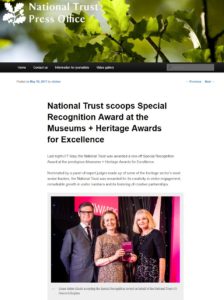 NT wins Museums Award 2017