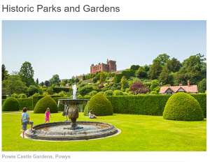 Historic Parks and Gardens Cadw