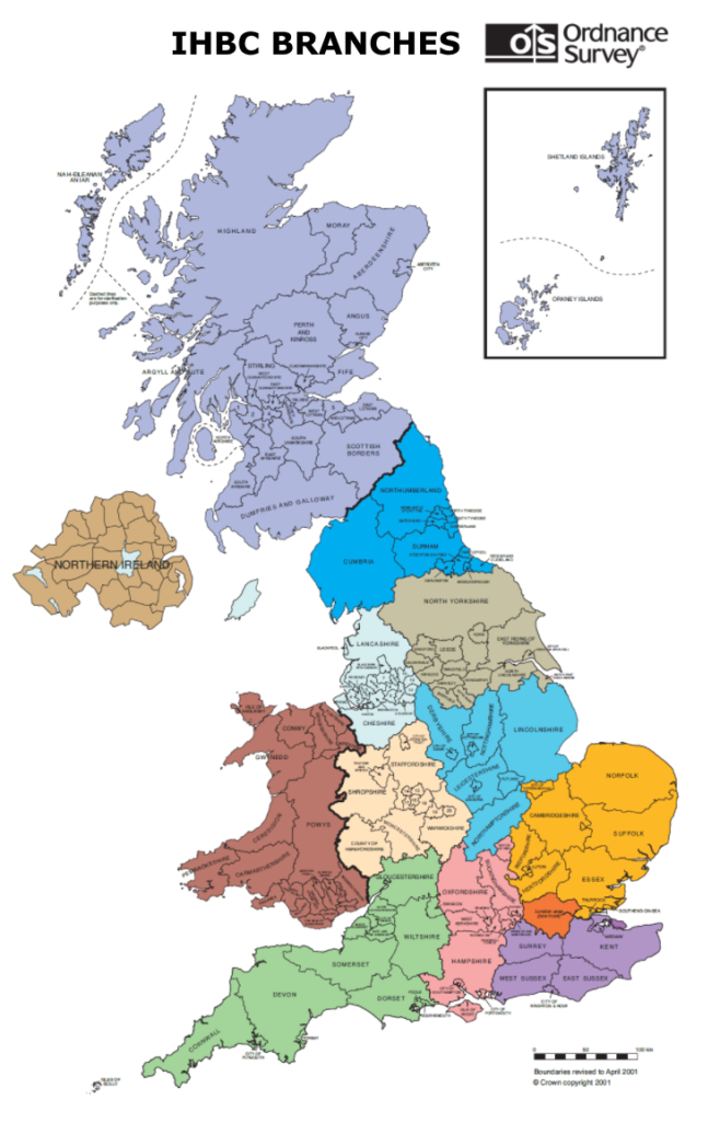 IHBC Branches OS Map